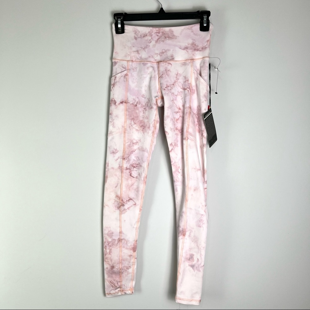 Good hYOUman leggings womens pink marble size XS - Picture 1 of 8